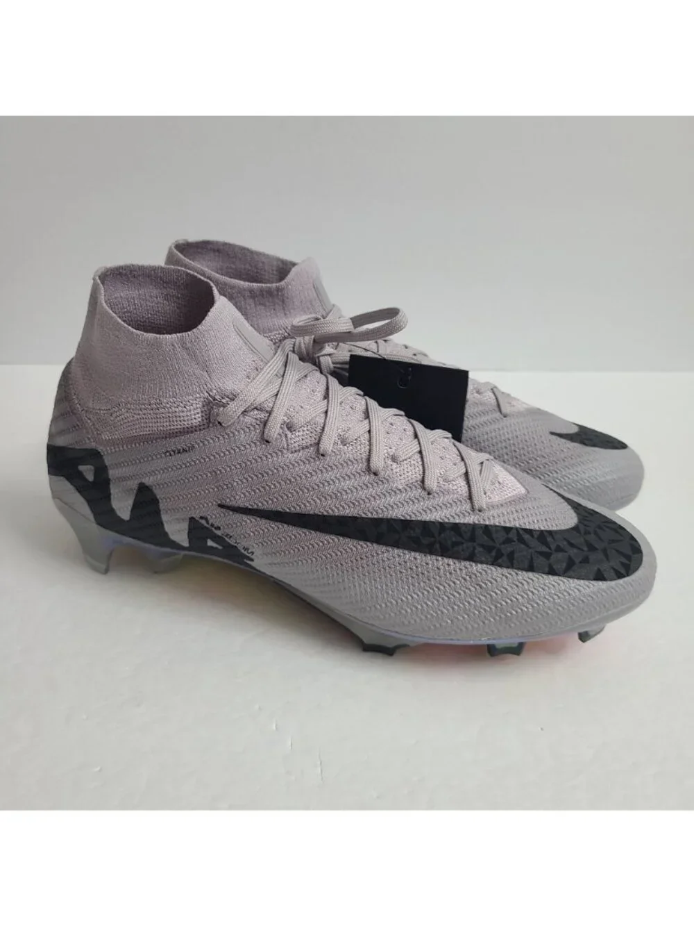 NEW Nike Mercurial Superfly 9 Elite FG Soccer Cleats HF4382-001 Size 8.5 Gray